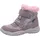 superfit Klettstiefel Grau/Rosa 22
