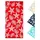 ZOLLNER Strandtuch 90 x 180 cm rot