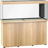 JUWEL AQUARIUM JUWEL Rio 450 LED Aquarium mit Unterschrank helles Holz