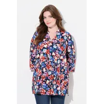 Ulla Popken Longbluse Tunika rot 54/56