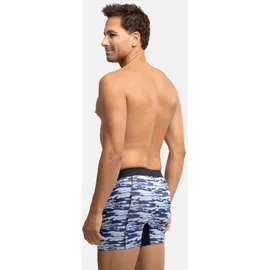 Danish Endurance Herren Sport-Shorts 3er Pack Atmungsaktiv Schnelltrocknend Performance Passform blau L