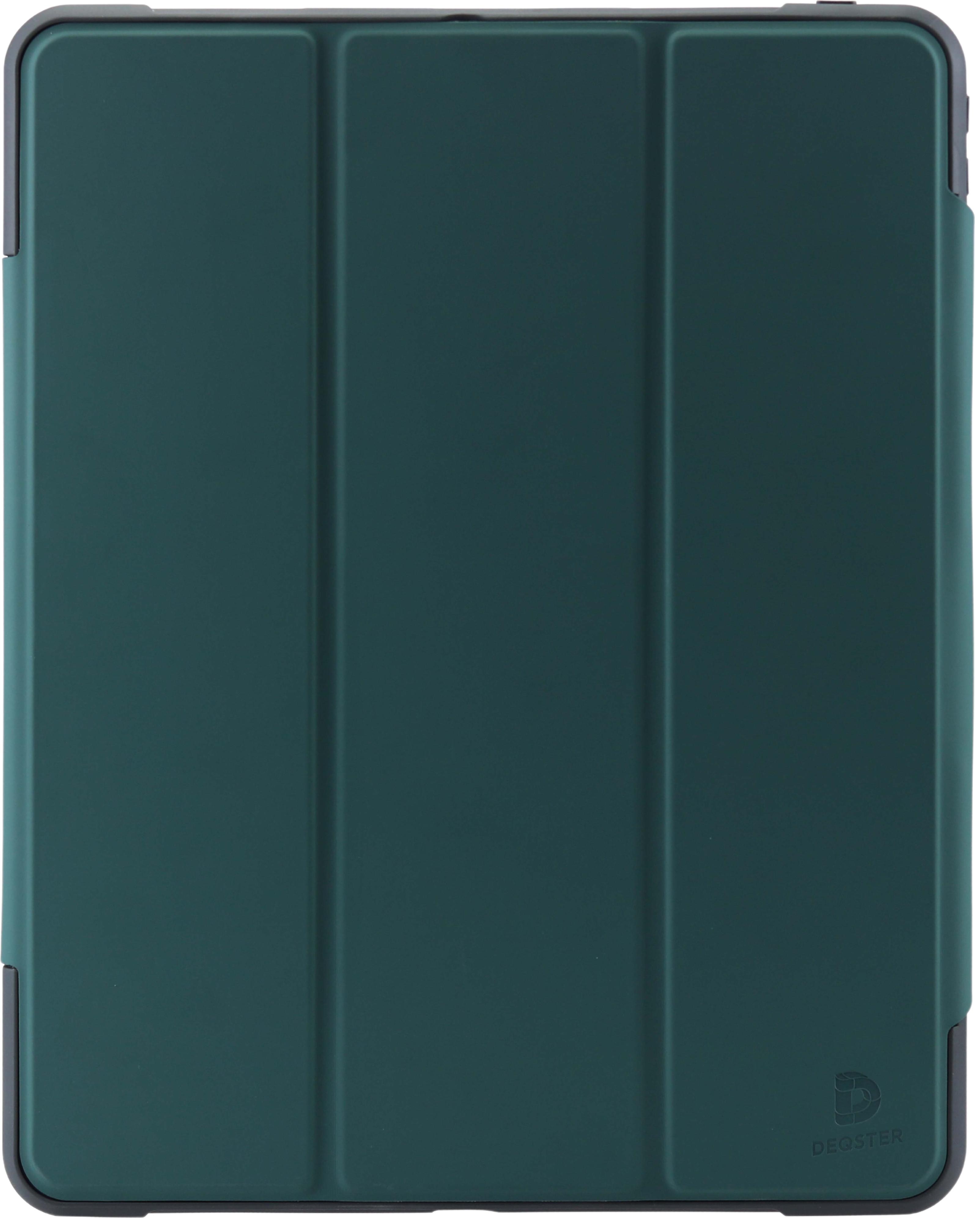 Deqster Rugged Case (2021) #RQ1 - für Apple iPad Pro 12,9 in (3./4./5. Gen.) - Schutzhülle - robust (iPad Pro 12.9 2022 (6. Gen)), Tablet Hülle, Grün