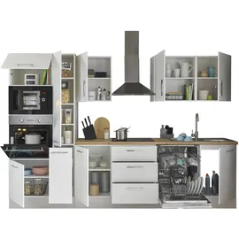 BASIC by Balculina Küchenzeile Turin 310 cm weiß