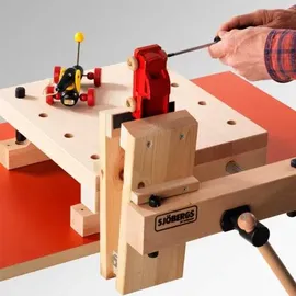 Sjöbergs Werkbank Holz/Metall 33309 braun