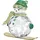 Swarovski Holiday Cheers Dulcis Schneemann grün | OS