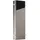 EMCO Asis Plus Hochschrank 90 x 25 cm Grau Glas/Holz/Metall