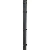 Floraworld Zaunpfosten 6 x 200 cm Grau/Stahl