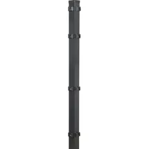 Floraworld Zaunpfosten 6 x 200 cm Grau/Stahl