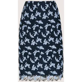 Madeleine Bleistiftrock Damen Floral Blau 48