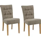 Home Affaire Polsterstuhl Queen (Set), 6 St., Feinstruktur, Esszimmerstuhl mit Knopfheftung, 2er, 4er oder 6er-Set