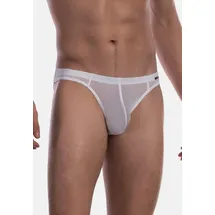 Olaf Benz Herren Slip weiß Mikrofaser/Funktion unifarben, weiß, NOS