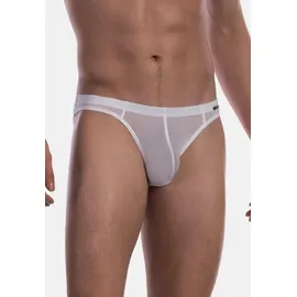 Olaf Benz Herren Slip weiß Mikrofaser/Funktion unifarben, weiß, NOS