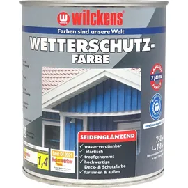Wilckens Wetterschutzfarbe Laubgrün seidenglänzend 0,75 l