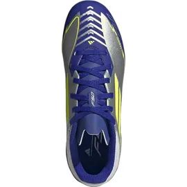 adidas F50 League Messi FG/MG Kinder silver met./solar yellow/lucid blue 38