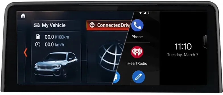 Junsun CarPlay für BMW 3 Series F30 F31 NBT EVO ID6 CarPlay Android Auto - F30/F31 NBT EVO - 6+128GB - 10.25 inch
