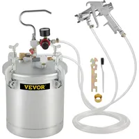 Vevor Farbspritzpistole 10 L, 30 PSI, Farbbehälter, Farbsprühsystem für Wasserfarbe, Lacke, feine Oberflächen