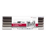 Tombow Marker ABT PRO (5er Set Warm Gray Colors,