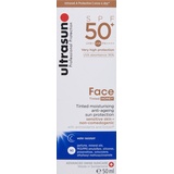 Ultrasun Face Gel tinted honey LSF 50+ 50 ml