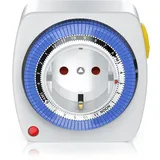 Bearware 24h Zeitschaltuhr 15 min. Zeitintervalle Kinderschutzsicherung