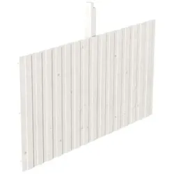 Skan Holz Rückwand für Leimholz Carports - Deckelschalung - Größe 1, weiß