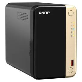 QNAP TS-264 Leergehäuse Schwarz/Gold
