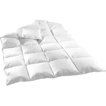 M&M Feather and Down 200x200 cm 1200 Gr. 90% Daunen BETT Daunendecke Daunendecken Decken Decke Bett Bettdecke Zudecke Steppdecke Daunen Winterdecke Jahresdecke Welt-der... | weiß