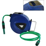 Wasserschlauchtrommel Schlauchtrommel Gartenschlauch blau Automatik 20m + 2m