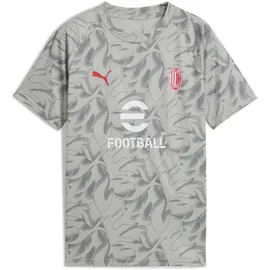 Puma AC Milan Trainingsshirt 2023 grau Unisex Kinder Gr. 176