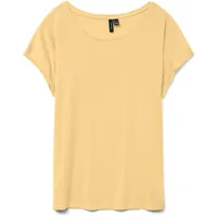 Vero Moda Vmava Plain Ss Top JRS Noos Gelb S