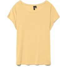 Vero Moda Vmava Plain Ss Top JRS Noos Gelb S
