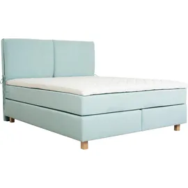 Home Affaire Boxspringbett »Nele« inkl. Topper im schlichtem Design grün