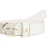 Tommy Hilfiger Damengürtel Leder 2,5 cm Weiß 90