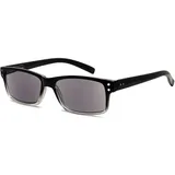 Eyekepper Vintage Lesebrille mit Federscharnieres Herren Grau Linse Sonnen Leser +0,75