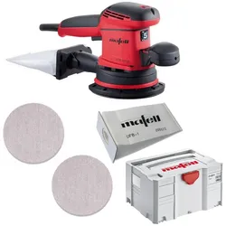 Mafell Exzenterschl. EVA150E/5 T-Max + Schleifgitter P80 + P120 + Filter Beutel