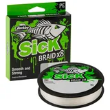 Berkley Sick Braid x8 300 m, geflochtene Schnur – White), - 0.060 mm: