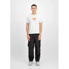 Alpha Industries Basic Rubber Kurzarm-T-Shirt White M