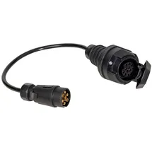 as - Schwabe As-schwabe - Caravan Adapterkabel 13-polig auf 7-polig 0,6m H05vv-f 7x1,0 IP44