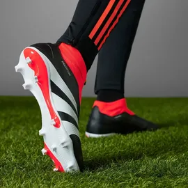 adidas Predator League Laceless FG Core Black / Cloud White / Solar Red 45 1/3