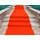 Primaflor Primaflor-Ideen in Textil Läufer PODIUM, Made in Belgium, rechteckig, Höhe: 2,6 mm, Breite 200 cm, Nadelfilz, Uni-Farben, ideal für Veranstaltungen orange 200 cm x 2800 cm x 2,6 mm