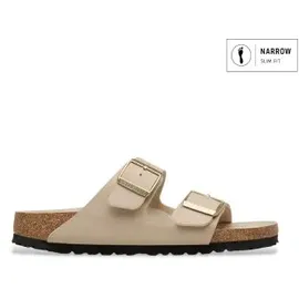 Birkenstock Arizona Birko-Flor schmal triples sandcastle oyster 41