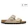 Birkenstock Arizona Birko-Flor schmal triples sandcastle oyster 41
