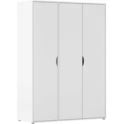 Drehtürenschrank »Kleiderschrank Schrank Garderobe Wäscheschrank NARAI viel Stauraum«, (in 3 verschiedenen Ausstattungen BASIC/CLASSIC/PREMIUM), Griffausfräsungen für eine grifflose Optik TOPSELLER MADE IN GERMANY, Alpinweiß, , 35307441-0 B/H/T: 140 cm...