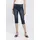 Arizona Caprijeans "mit Schlitz am Saum", Damen, Gr. 52, N-Gr, blau (dunkelblau us), Denim/Jeans, Obermaterial: 79% Baumwolle, 19% Polyester, 2% Elasthan, leichte Abriebeffekte, Basic, schmal, Jeans, schmale Passform, mit stylischen Nieten, hohe Taille, Topseller