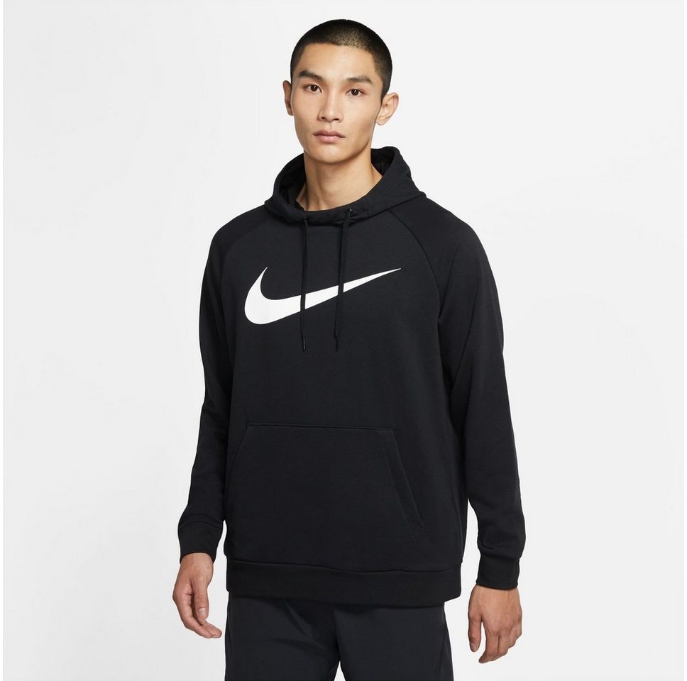 Nike Kapuzensweatshirt DRI-FIT MEN'S PULLOVER TRAINING HOODIE schwarz M