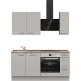 Nobilia Küchenzeile Touch II 180 cm grau