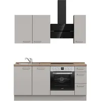 Nobilia Küchenzeile Touch II 180 cm grau