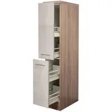 FlexWell Apothekerschrank, Kaschmir, Metall, einzeln stellbar, 30x161.6x60 cm, Made in Germany, individuell planbar, Küchen, Küchenmöbel, Küchenschränke, Apothekerschränke