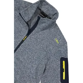 CMP Herren Unterjacke Herren Fleecejacke, Größe 54 in Grau B.Blue-Bluestone 10NU