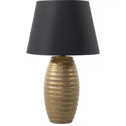 Tischlampe gold 56 cm Kegelform EBRO