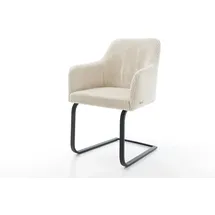 DeLife Freischwinger Greg-Flex Cord Beige